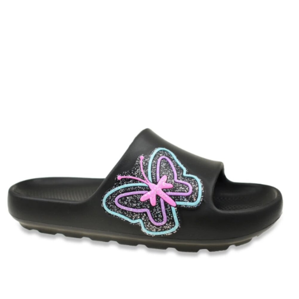 Wonder Nation Little Girl And Big Girl Icon Eva Squishy Slide Sandals